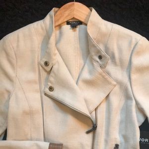 Worth New York Cotton Moto Jacket